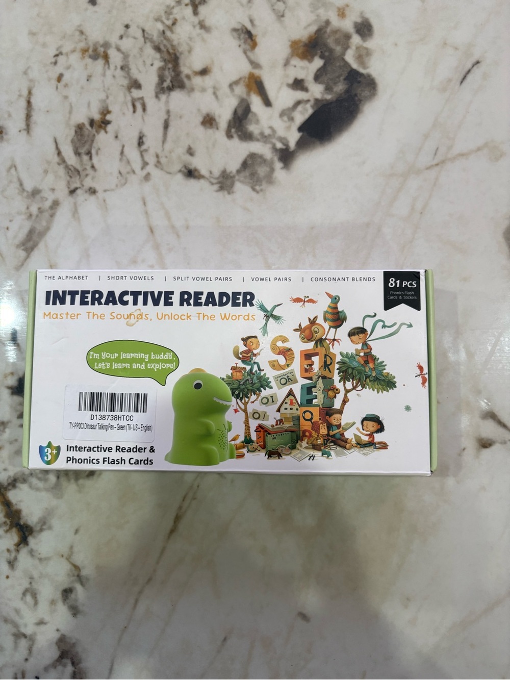 Interactive Reader & Phonics Flash Cards - Green